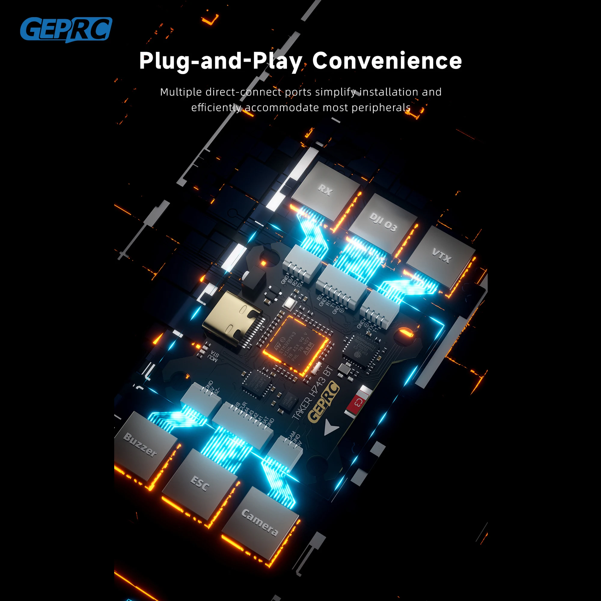 GEPRC TAKER H743 BT 32Bit 65A  - مراجعة Drone Racing Esc وسعره