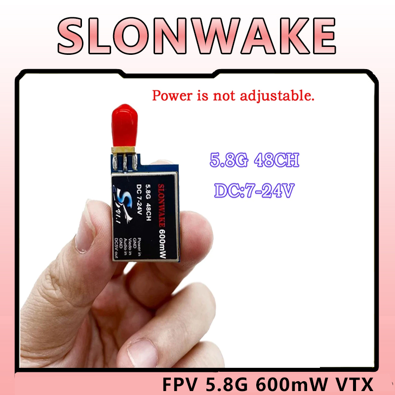 جهاز إرسال SLONWAKE 5.8G TS582 - مراجعة Drone Racing Transmitter وسعره