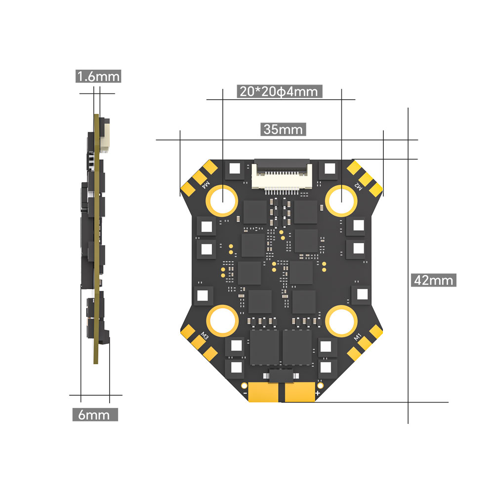 وحدة تحكم طيران iFlight Borg F - مراجعة Drone Racing Esc وسعره