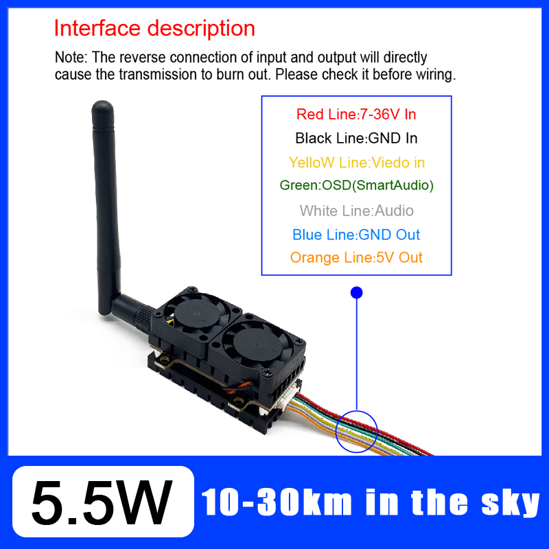 جهاز إرسال فيديو طويل المدى 5. - مراجعة Drone Racing Transmitter وسعره
