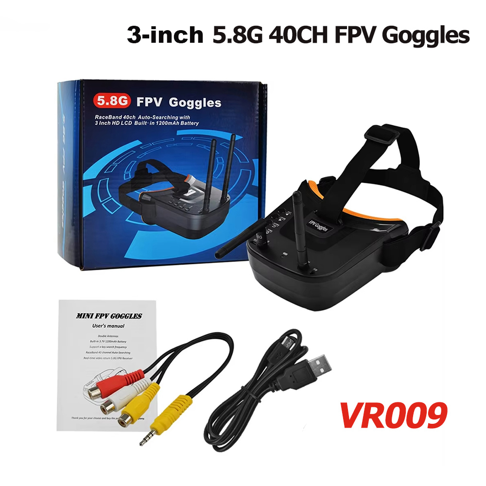 VR009 FPV نظارات الفيديو 3 بوص - مراجعة Drone Racing Goggles وسعره